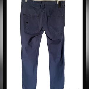 Mens Blue ZAK Khaki Pants